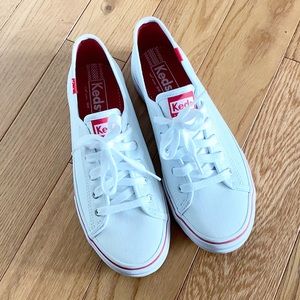 Ladies white Keds